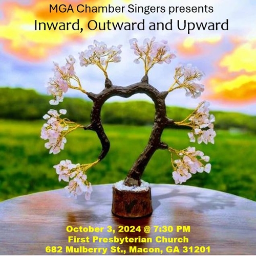 MGA Chamber Singers: Inward, Outward & Upward flyer.